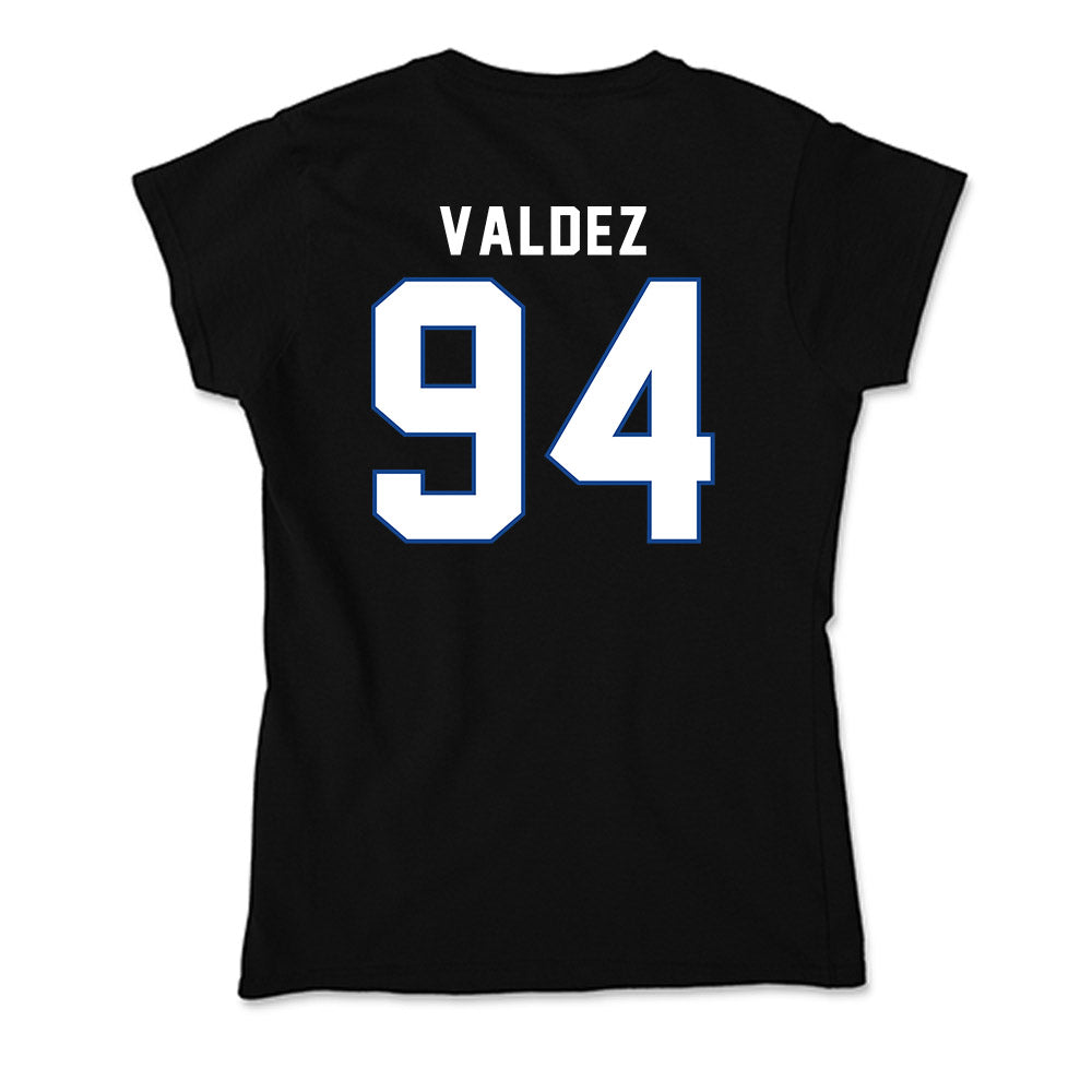Grand Valley - NCAA Football : Elias Valdez - Soft Style Women’s T-Shirt-1