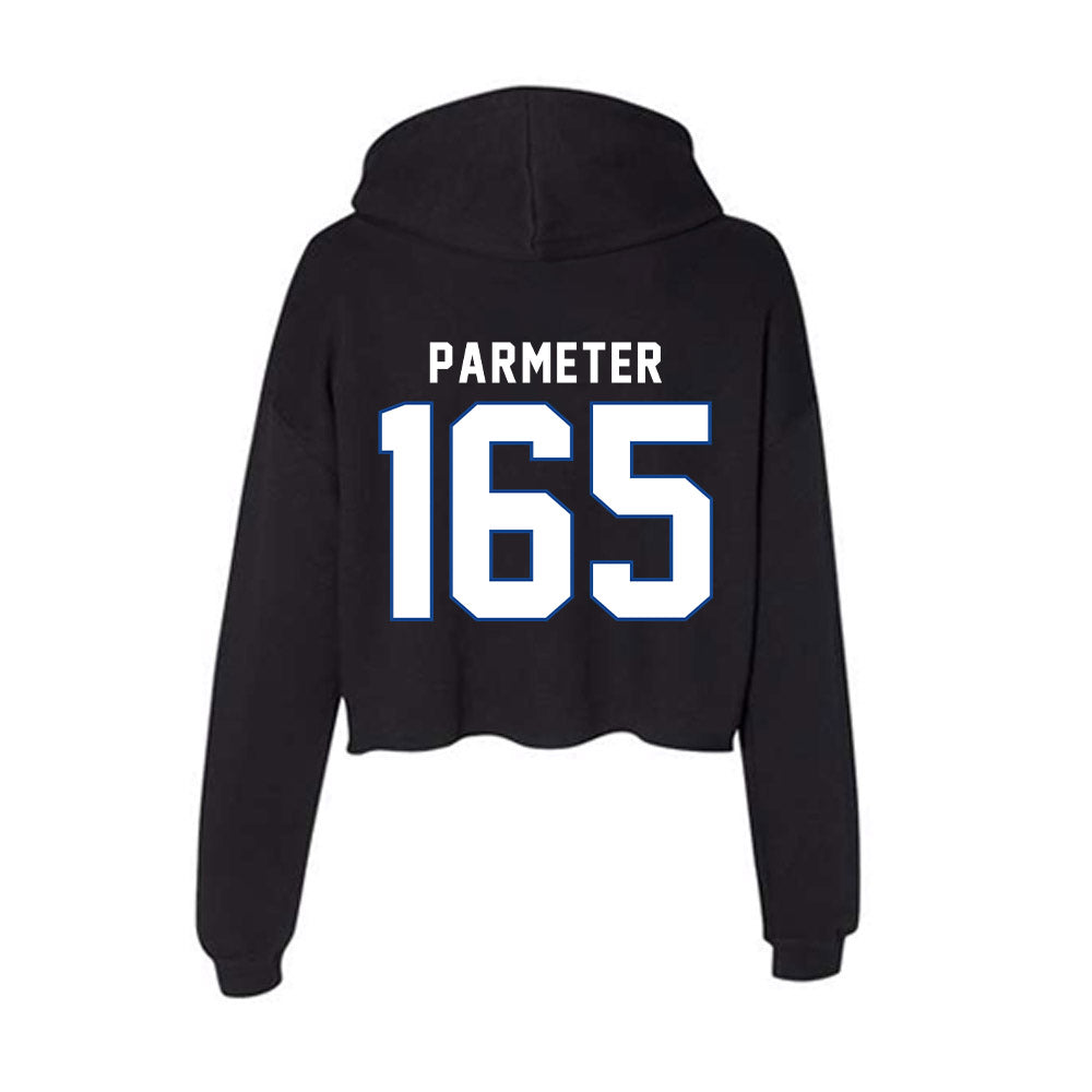 Grand Valley - NCAA Wrestling : Tyler Parmeter - Women's Crop Fleece Hoodie-1