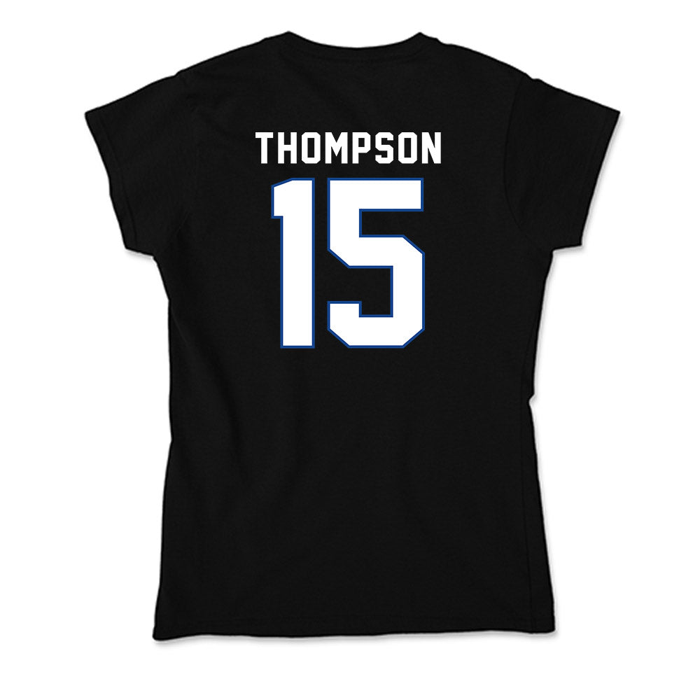 Grand Valley - NCAA Men's Basketball : Shamus Thompson - Soft Style Women’s T-Shirt-1