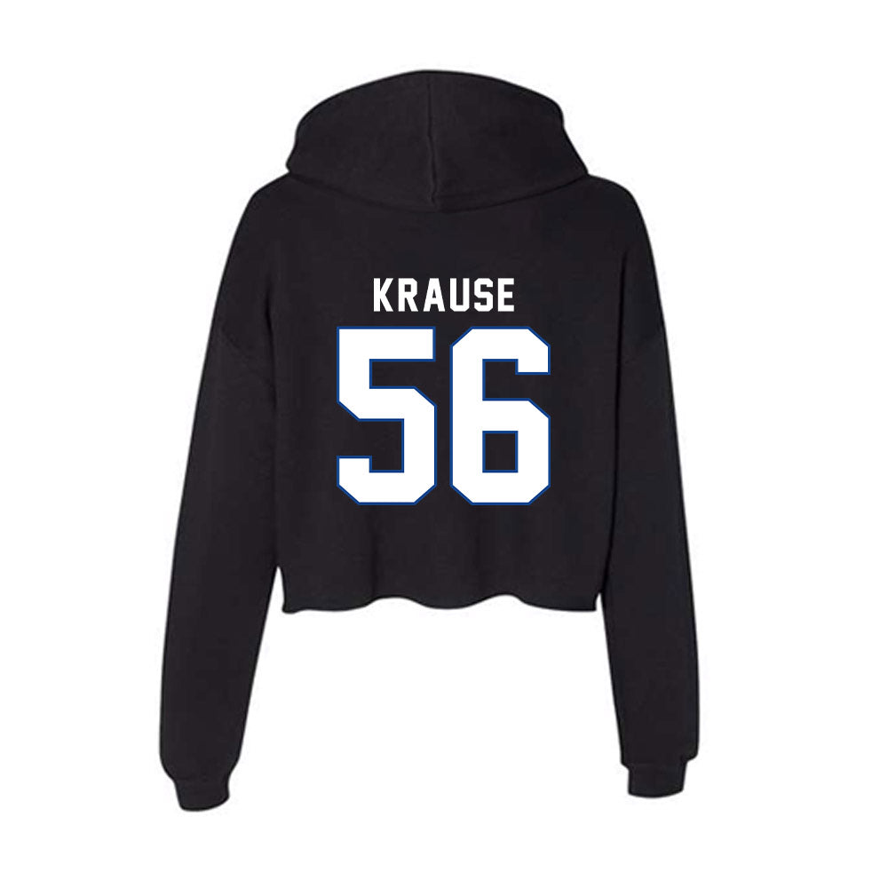 Grand Valley - NCAA Women's Lacrosse : Sarah Krause - Women's Crop Fleece Hoodie-1