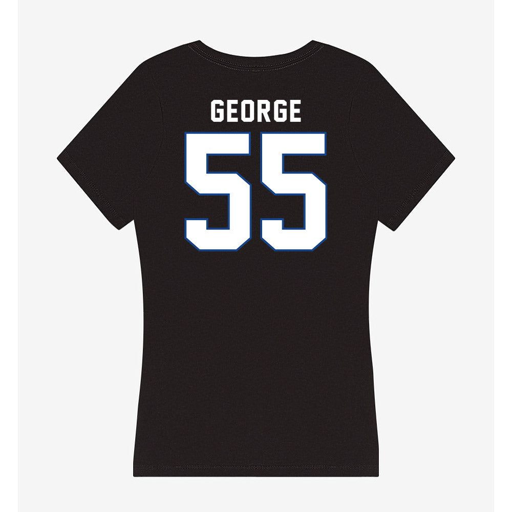 Grand Valley - NCAA Football : Jonnell George - Women's V-Neck T-Shirt-1