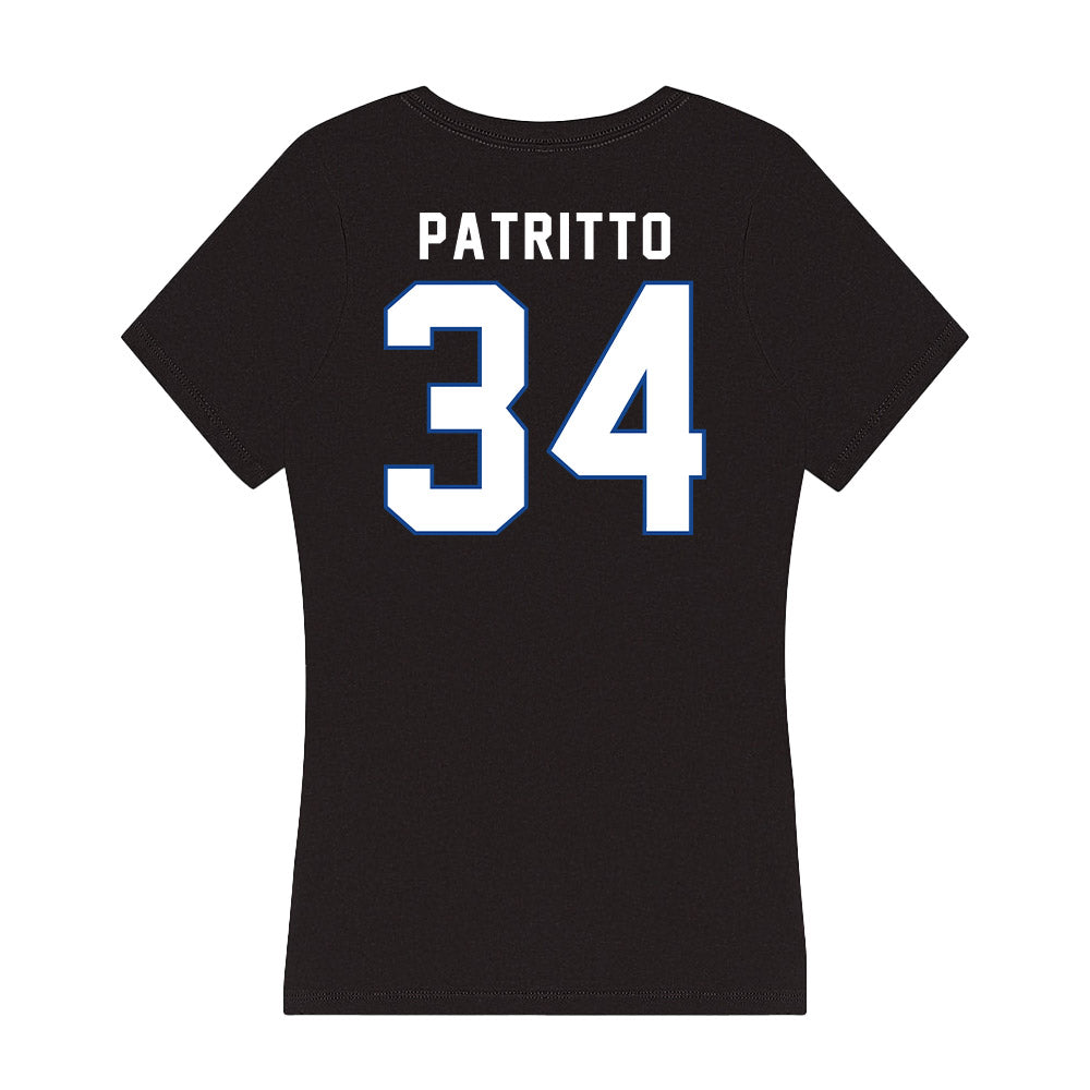 Grand Valley - NCAA Football : Cole Patritto - Women's V-Neck T-Shirt-1
