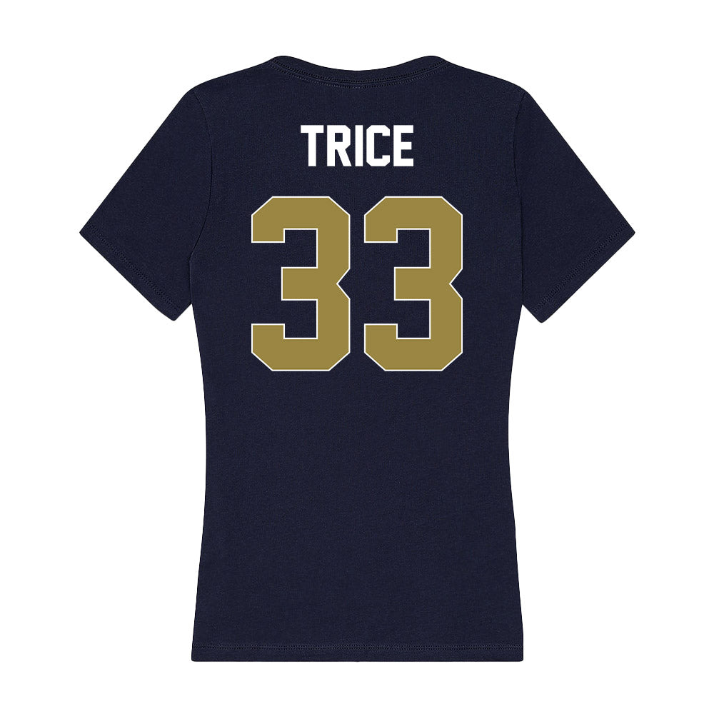 Georgia Southern - NCAA Football : Holden Trice - Women's V-Neck T-Shirt-1