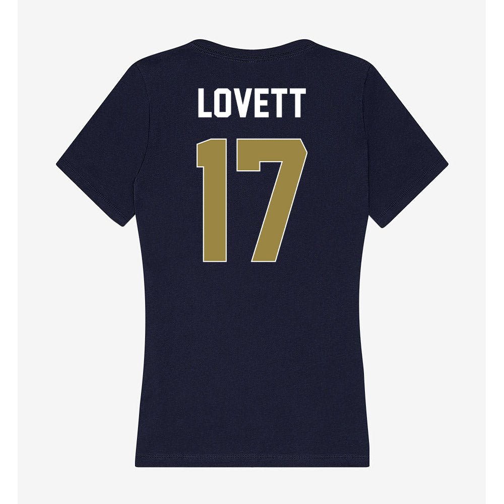 Georgia Southern - NCAA Baseball : Jett Lovett - Women's V-Neck T-Shirt-1