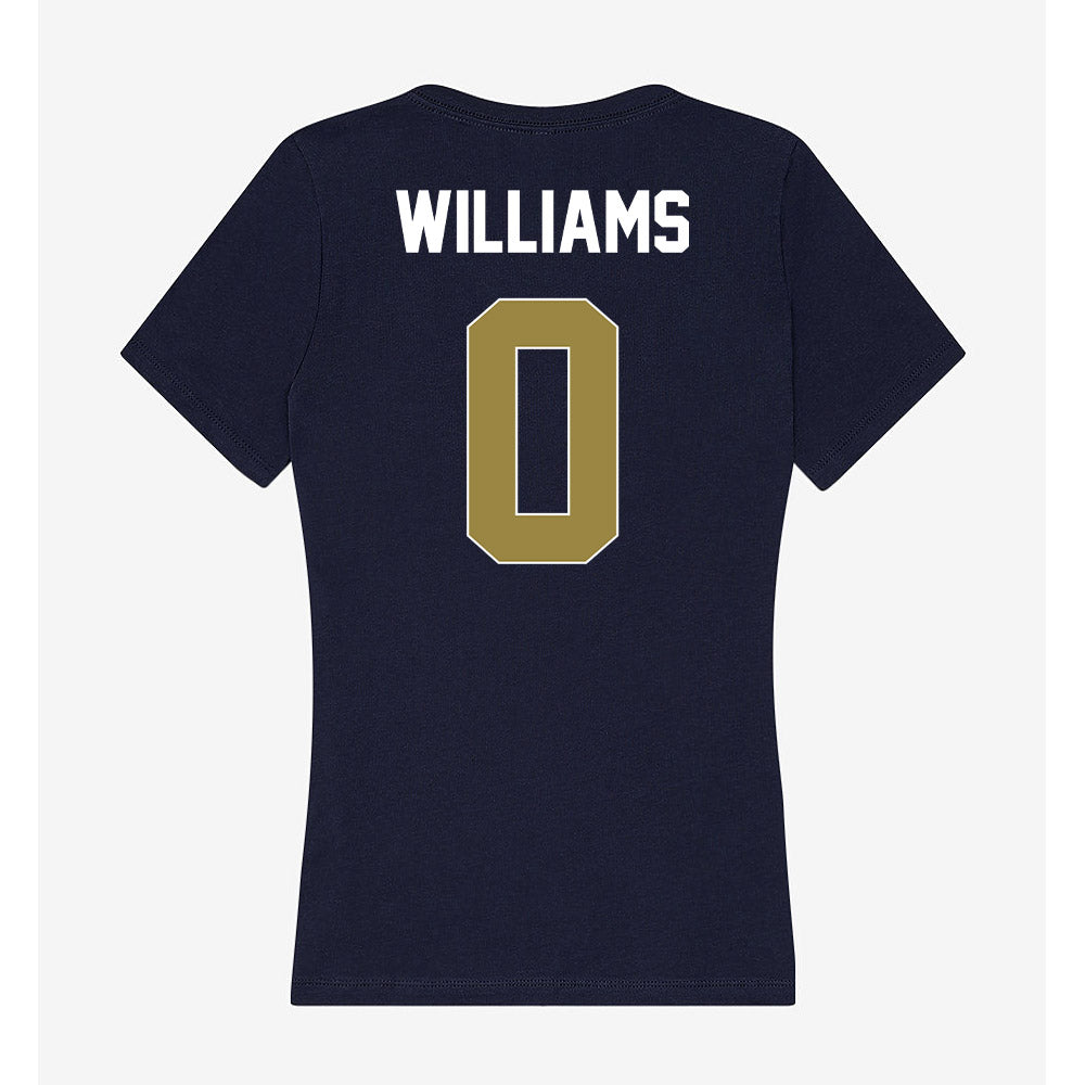 Georgia Southern - NCAA Men's Basketball : Jayden Williams - Women's V-Neck T-Shirt-1