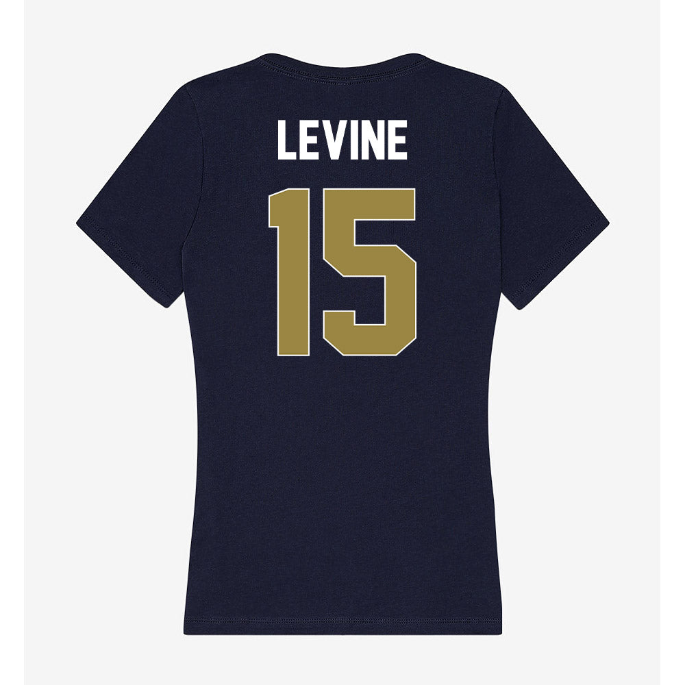 Georgia Southern - NCAA Men's Soccer : Nicholas Levine - Women's V-Neck T-Shirt-1