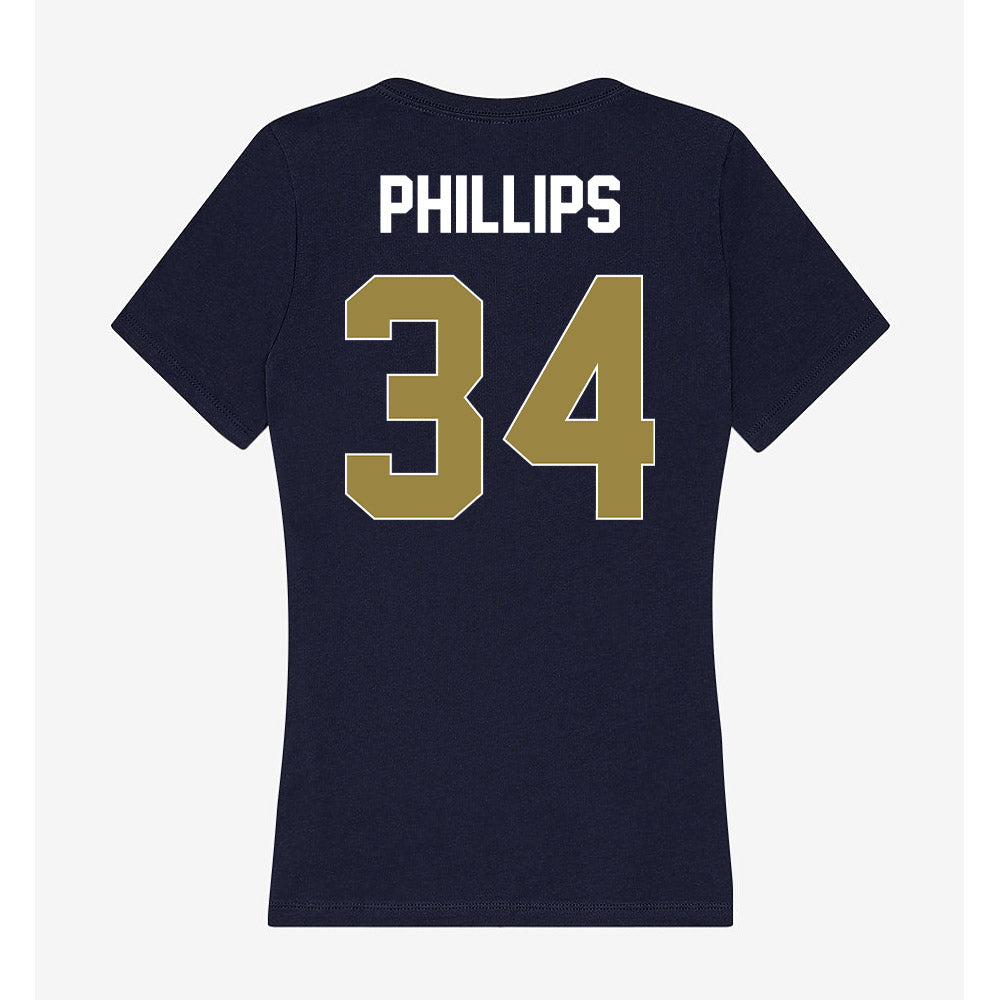 Georgia Southern - NCAA Baseball : Jacob Phillips - Women's V-Neck T-Shirt-1