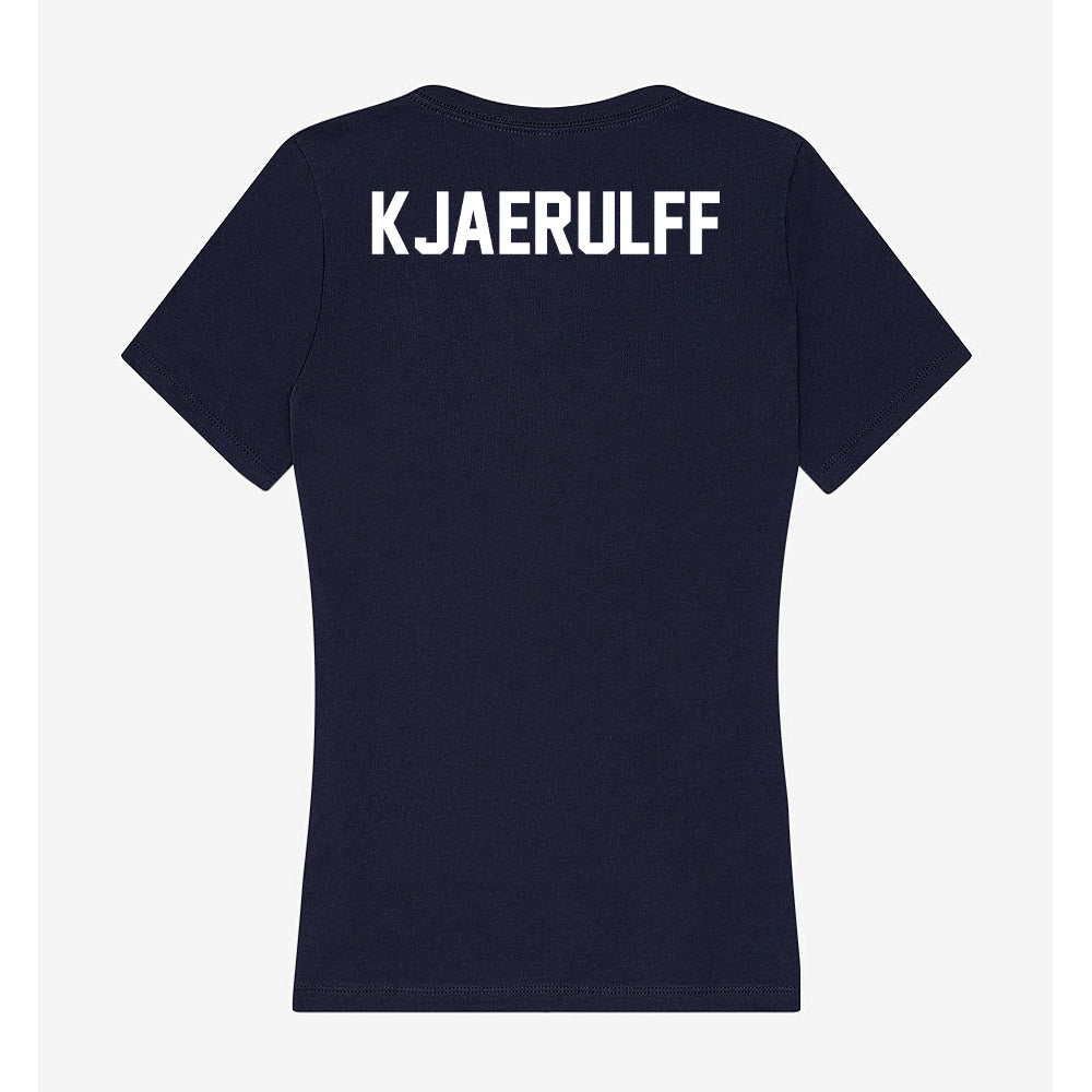 Georgia Southern - NCAA Women's Swimming & Diving : Victoria Kjaerulff - Women's V-Neck T-Shirt-1