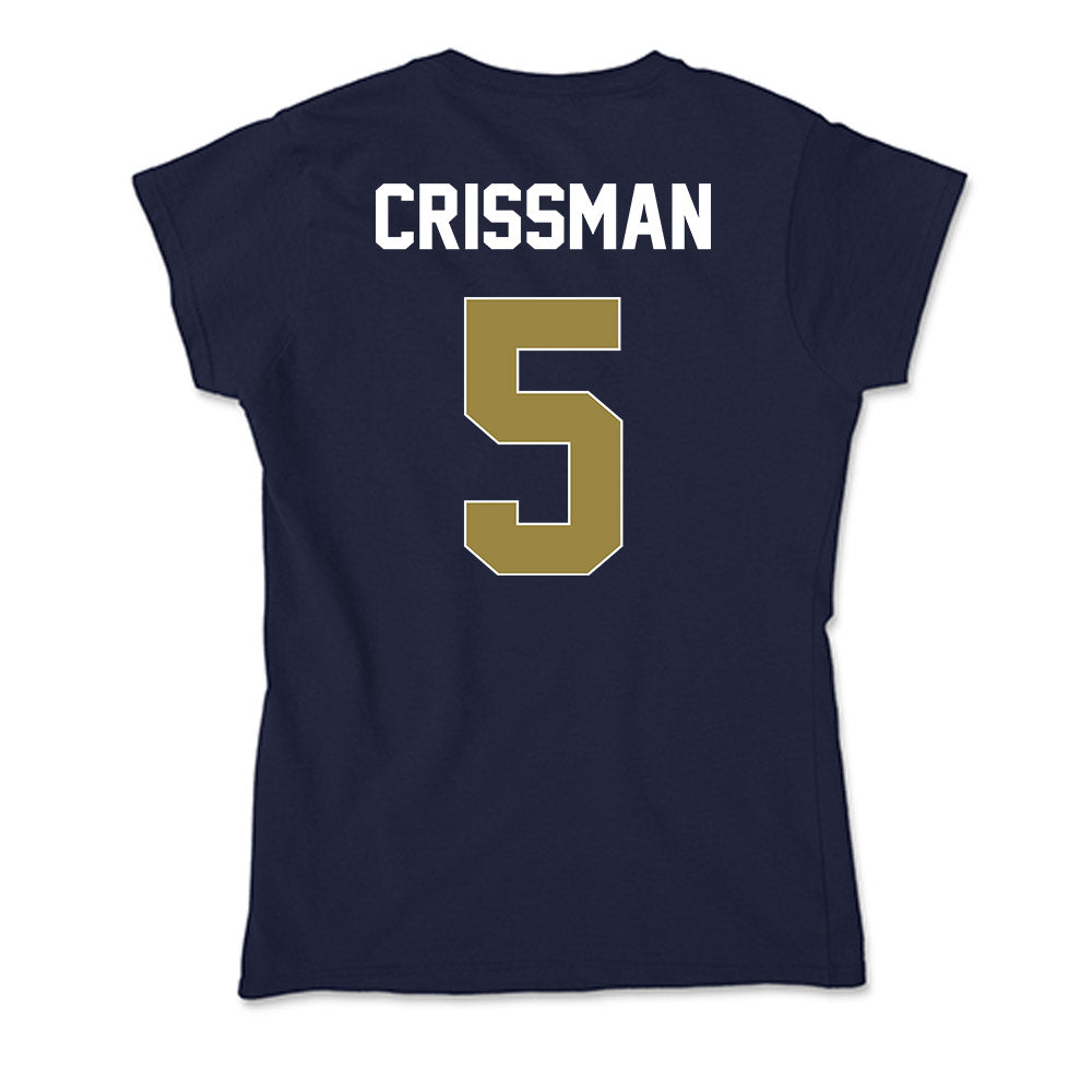 Georgia Southern - NCAA Men's Basketball : Cole Crissman - Soft Style Women’s T-Shirt-1