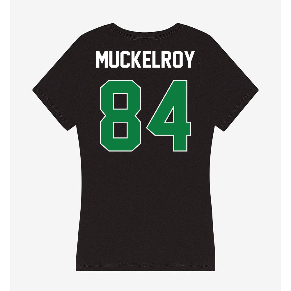 North Texas - NCAA Football : Jackson Muckelroy - Women's V-Neck T-Shirt-1