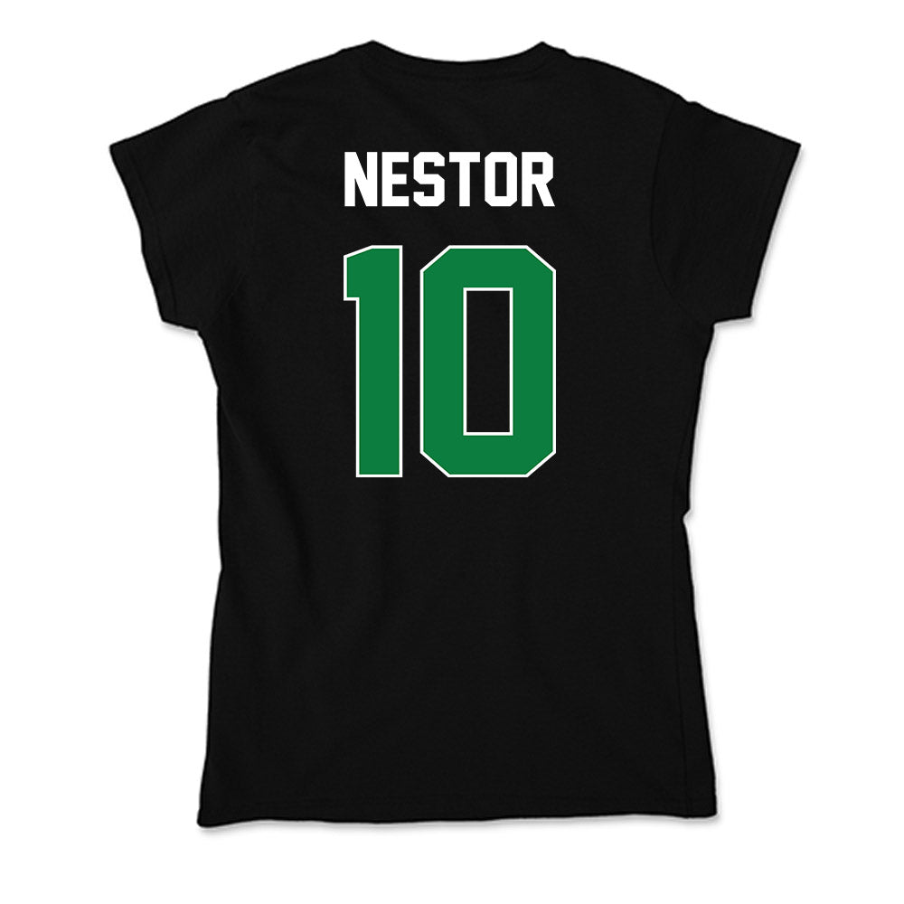 North Texas - NCAA Women's Basketball : Megan Nestor - Soft Style Women’s T-Shirt-1