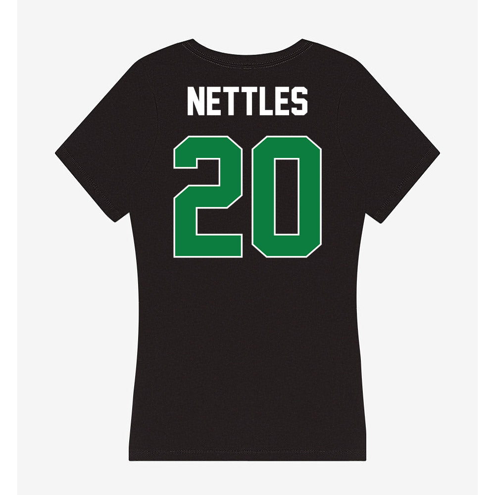 North Texas - NCAA Football : Adarion Nettles - Women's V-Neck T-Shirt-1