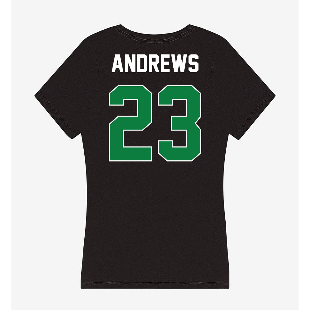 North Texas - NCAA Softball : Elizabeth Andrews - Women's V-Neck T-Shirt-1