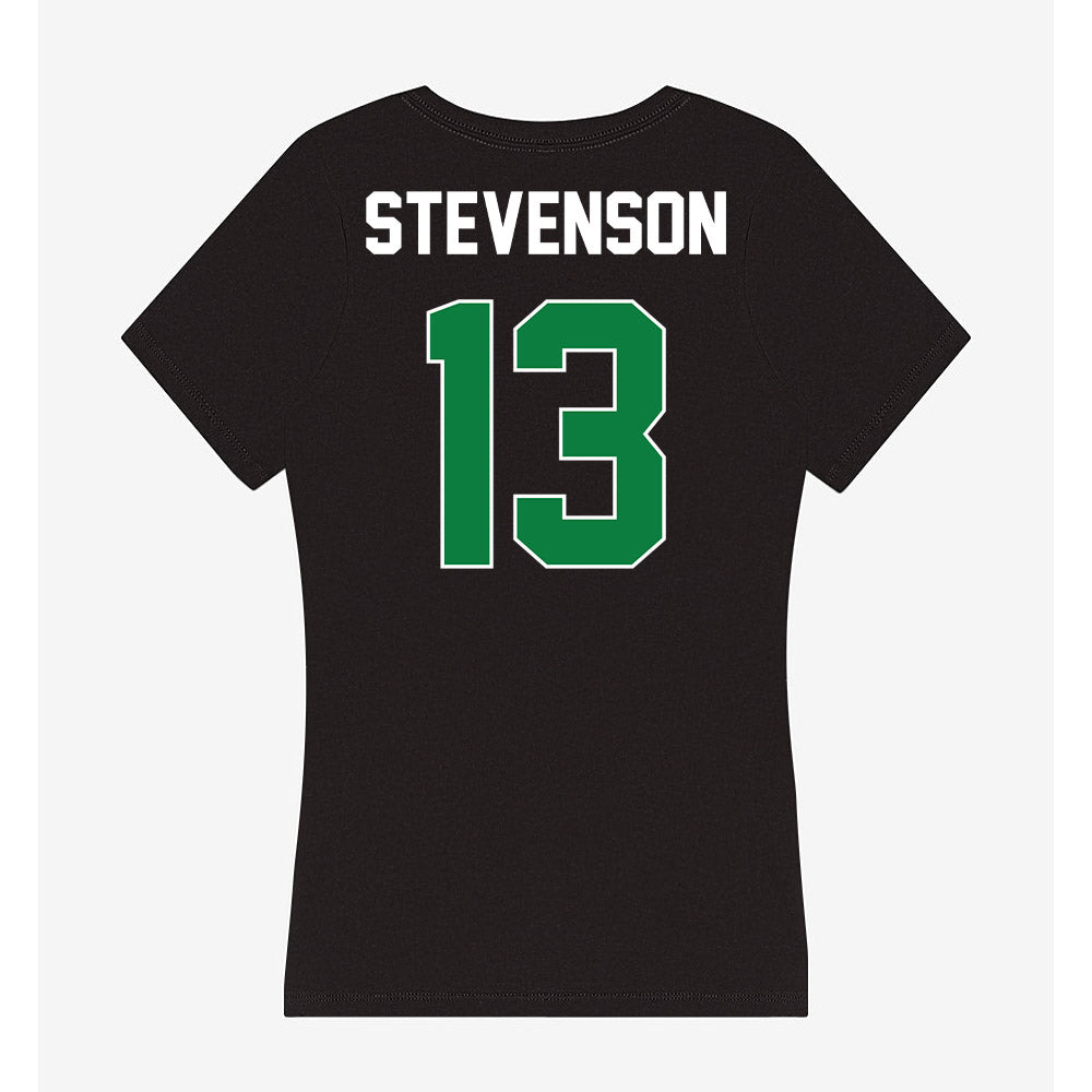 North Texas - NCAA Football : Justin Stevenson - Women's V-Neck T-Shirt-1