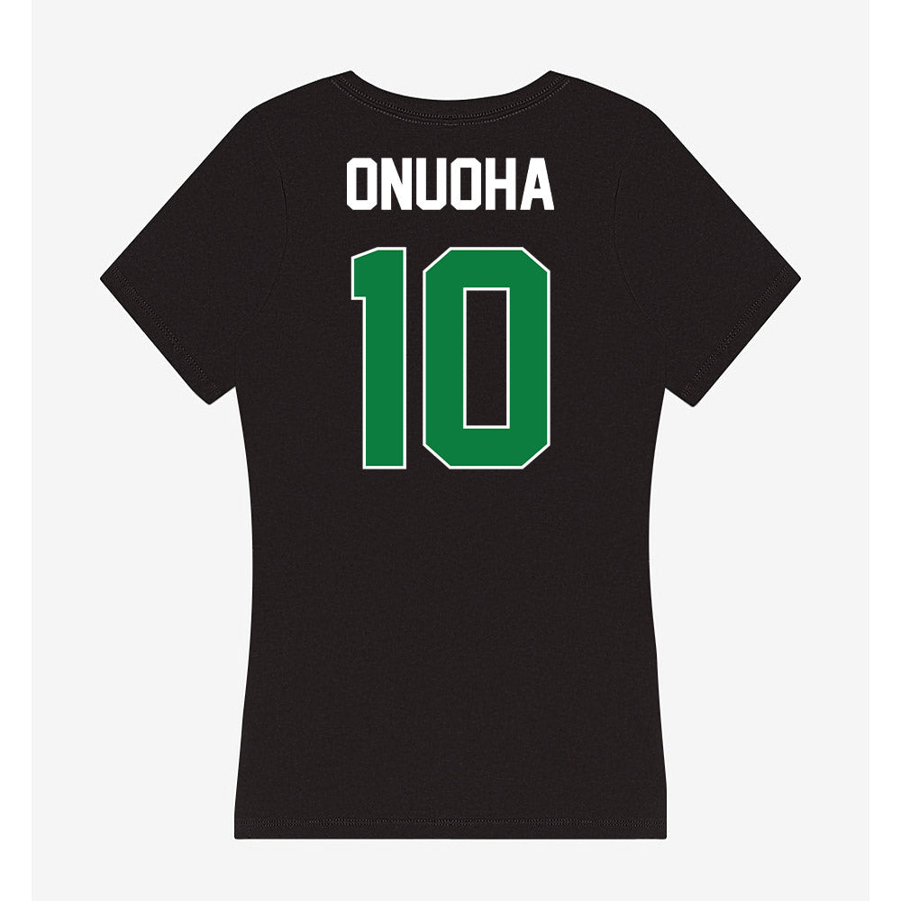 North Texas - NCAA Football : David Onuoha - Women's V-Neck T-Shirt-1