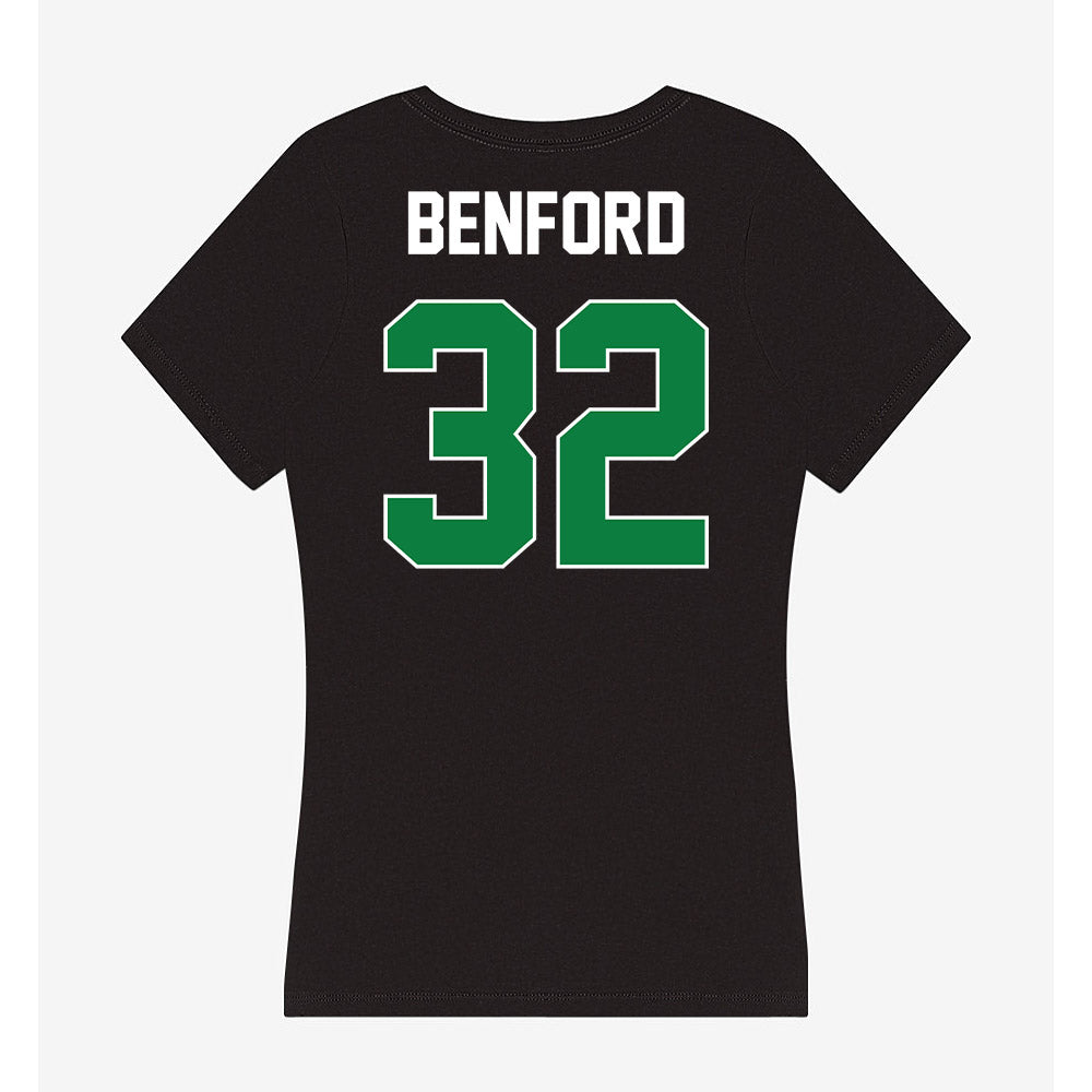 North Texas - NCAA Football : Anthony Benford - Women's V-Neck T-Shirt-1