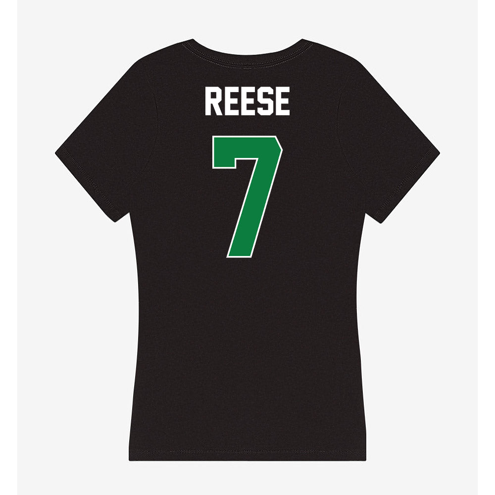 North Texas - NCAA Football : Max Reese - Women's V-Neck T-Shirt-1