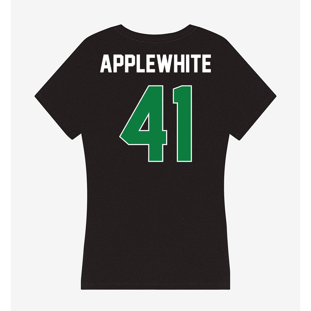 North Texas - NCAA Football : Cason Applewhite - Women's V-Neck T-Shirt-1