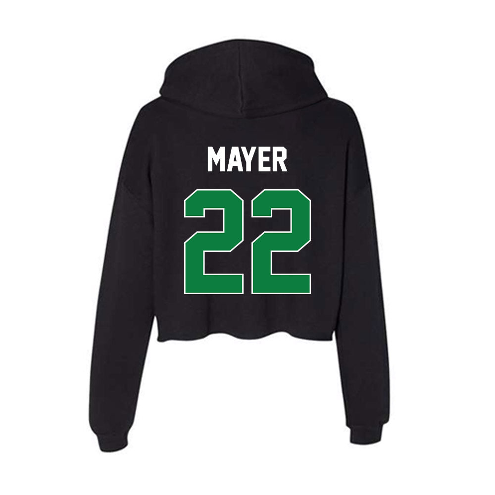 North Texas - NCAA Softball : Sienna Mayer - Women's Crop Fleece Hoodie-1