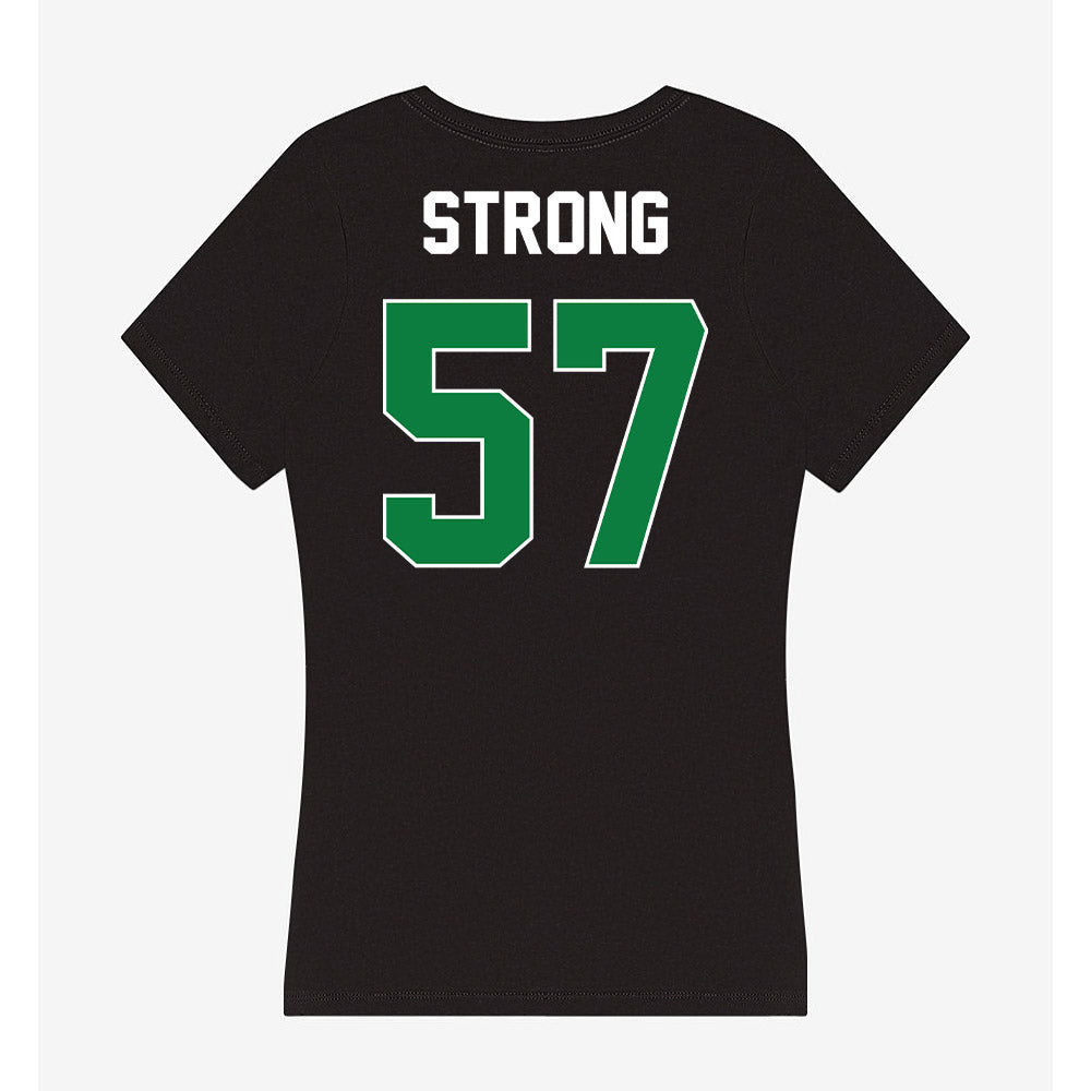 North Texas - NCAA Football : Chandler Strong - Women's V-Neck T-Shirt-1