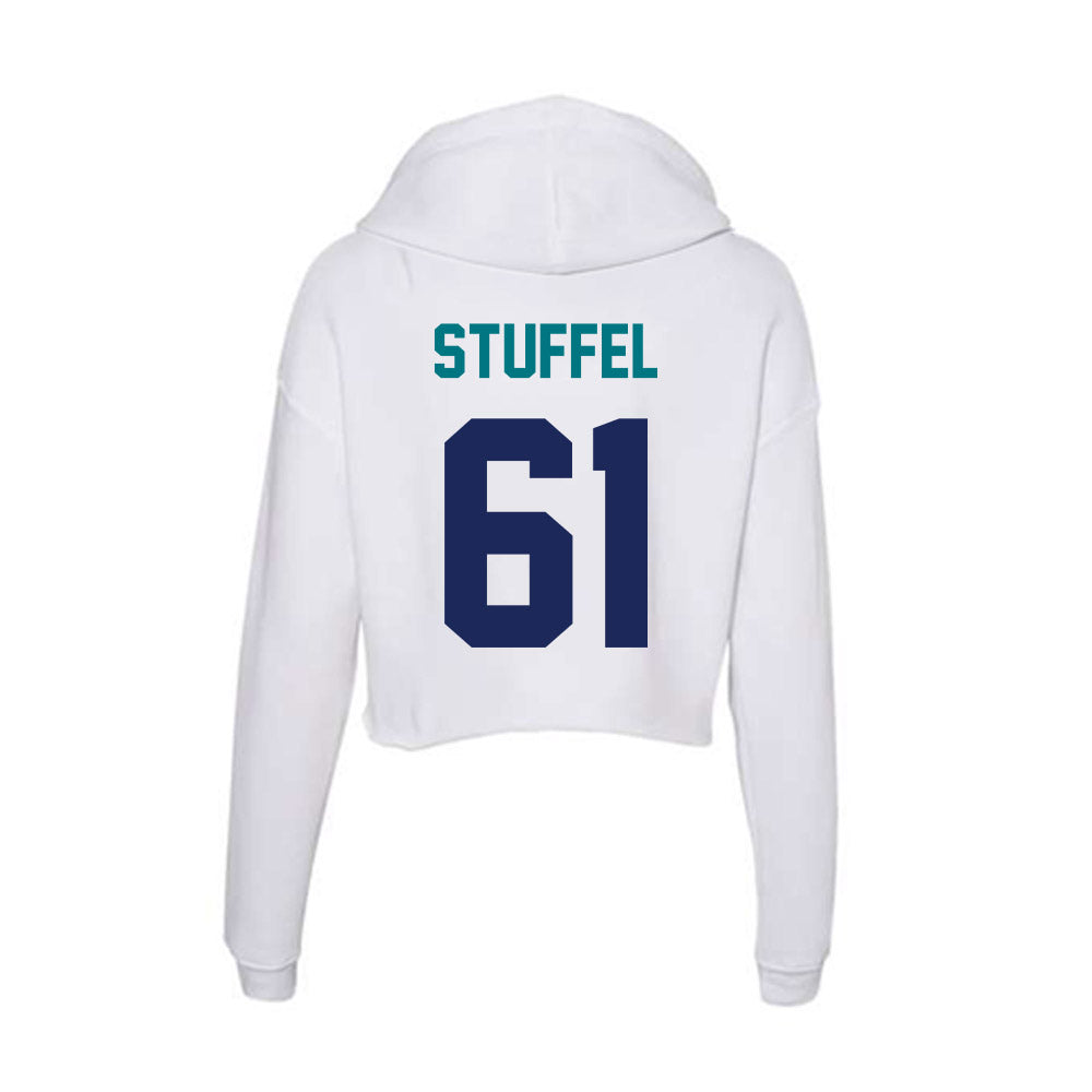 UNC Wilmington - NCAA Softball : Cammie Stuffel - Classic Shersey Women's Crop Fleece Hoodie-1