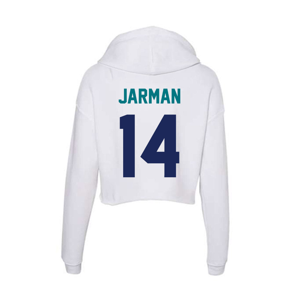 UNC Wilmington - NCAA Baseball : Kolby Jarman - Classic Shersey Women's Crop Fleece Hoodie-1