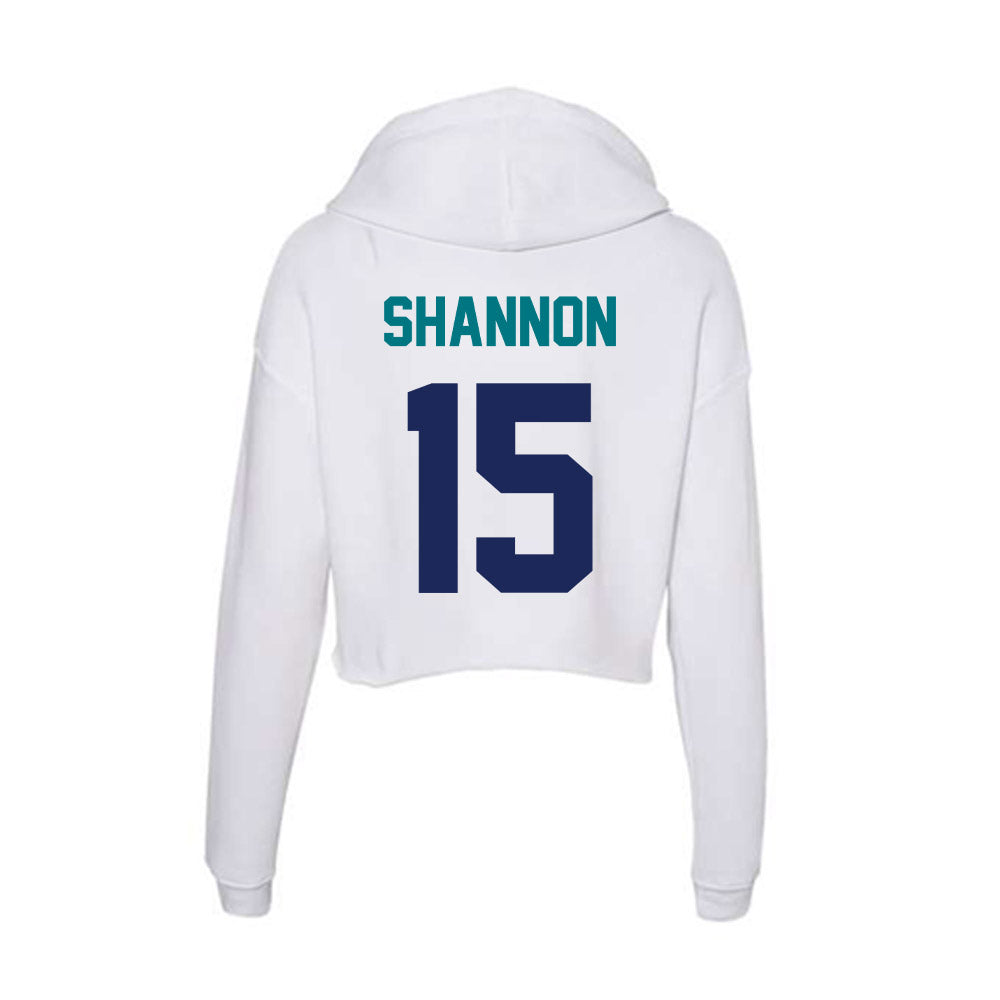UNC Wilmington - NCAA Men's Soccer : Jake Shannon - Classic Shersey Women's Crop Fleece Hoodie-1