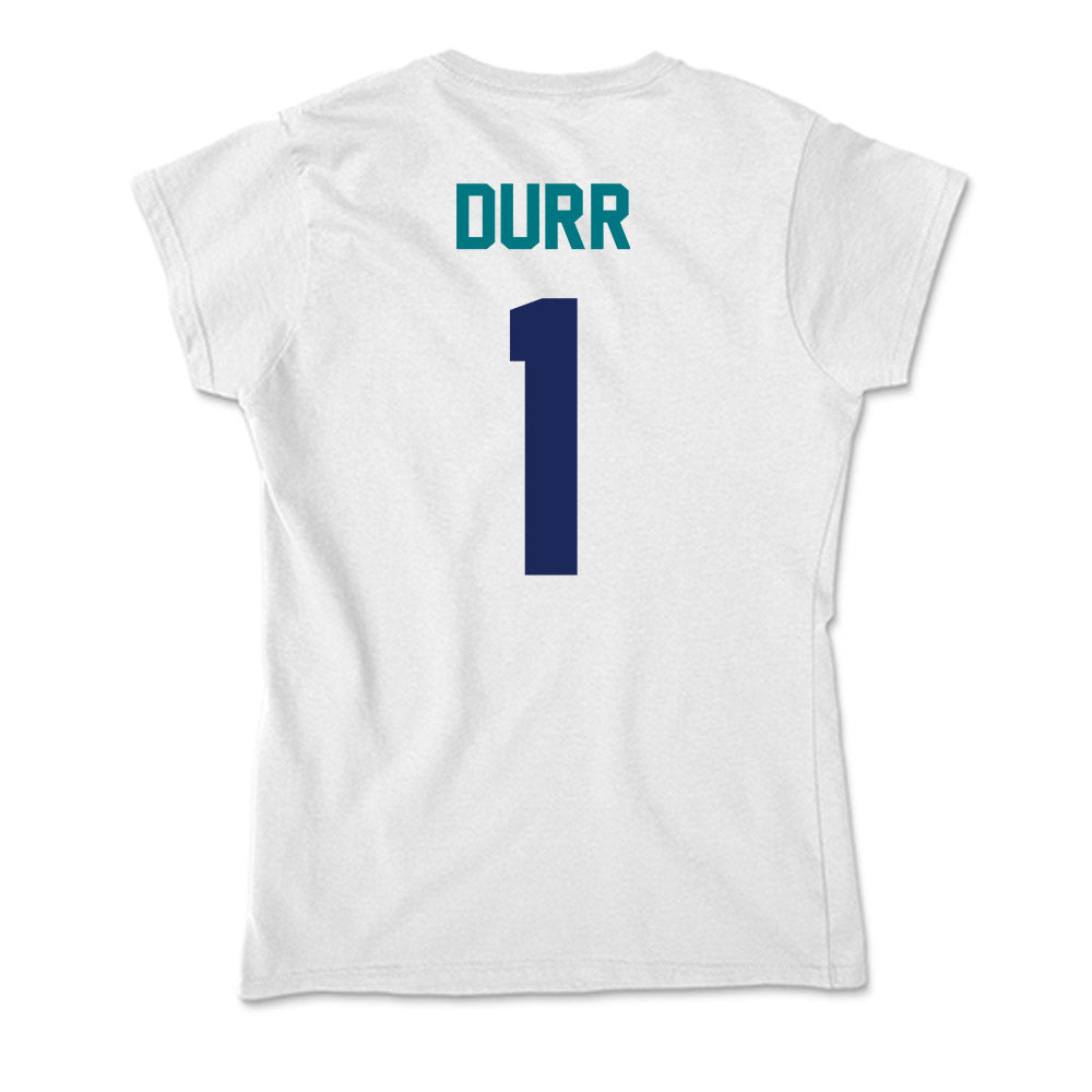 UNC Wilmington - NCAA Men's Basketball : Madison Durr - Classic Shersey Soft Style Women’s T-Shirt-1