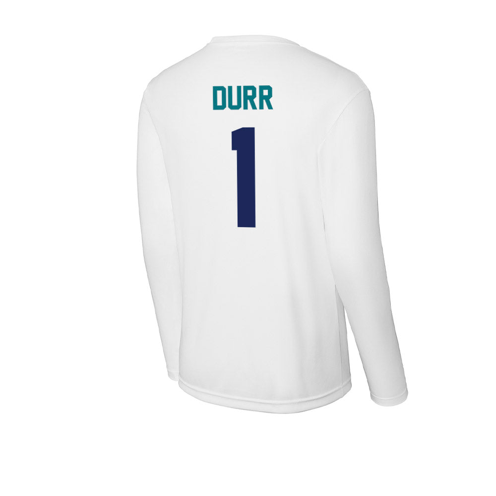 UNC Wilmington - NCAA Men's Basketball : Madison Durr - Classic Shersey Activewear Long Sleeve T-Shirt-1