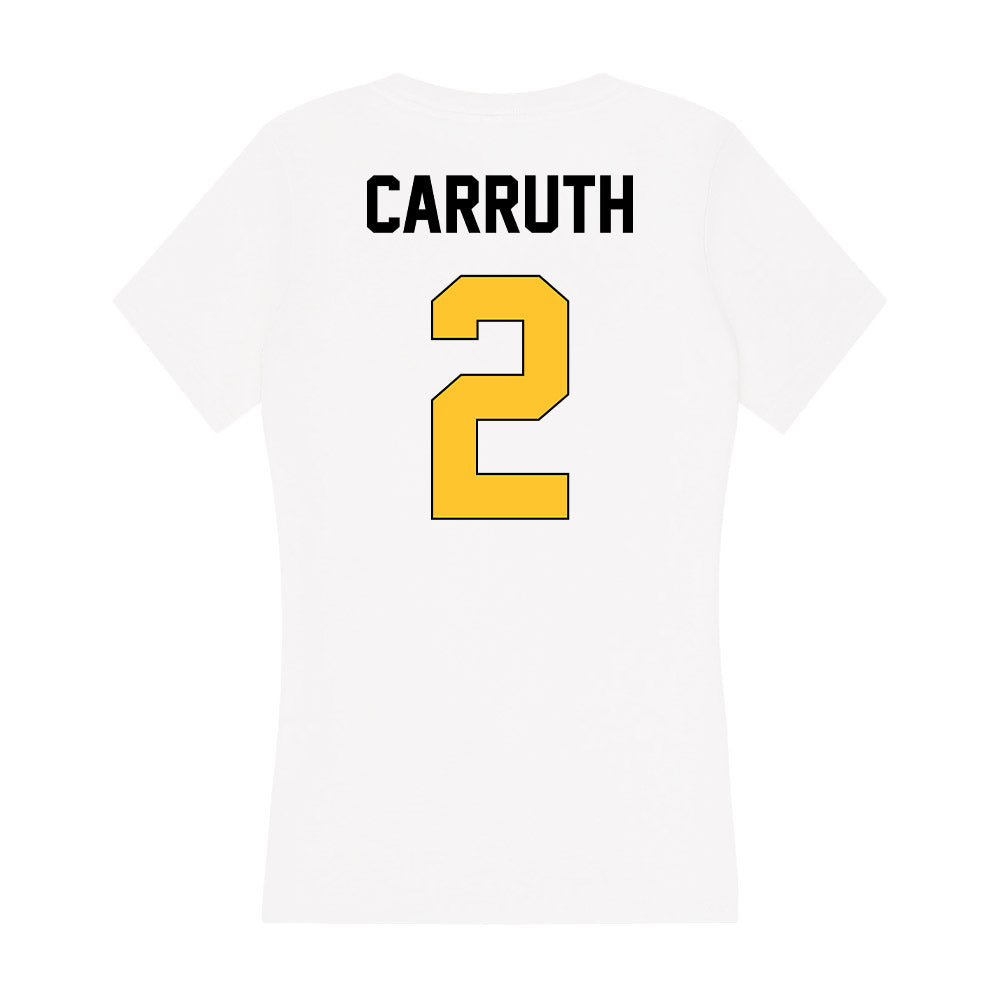 Southern Miss - NCAA Men's Basketball : Brewer Carruth - Women's V-Neck T-Shirt-1