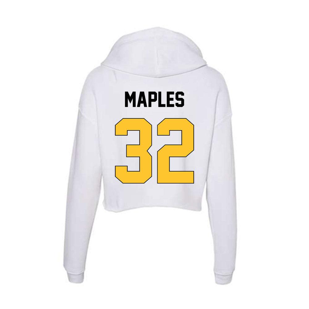 Southern Miss - NCAA Football : Hayes Maples - Women's Crop Fleece Hoodie-1