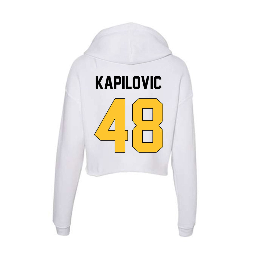 Southern Miss - NCAA Football : Colin Kapilovic - Women's Crop Fleece Hoodie-1