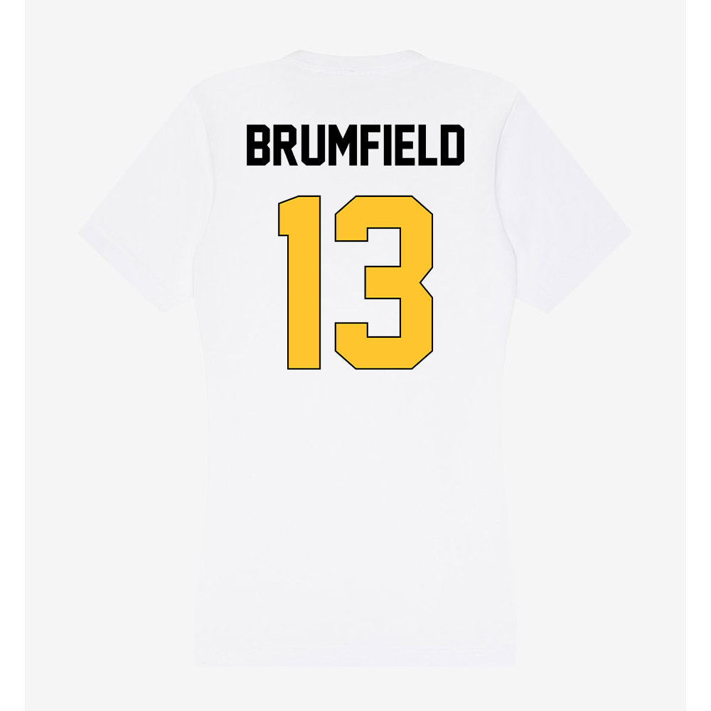 Southern Miss - NCAA Men's Basketball : Dylan Brumfield - Women's V-Neck T-Shirt-1