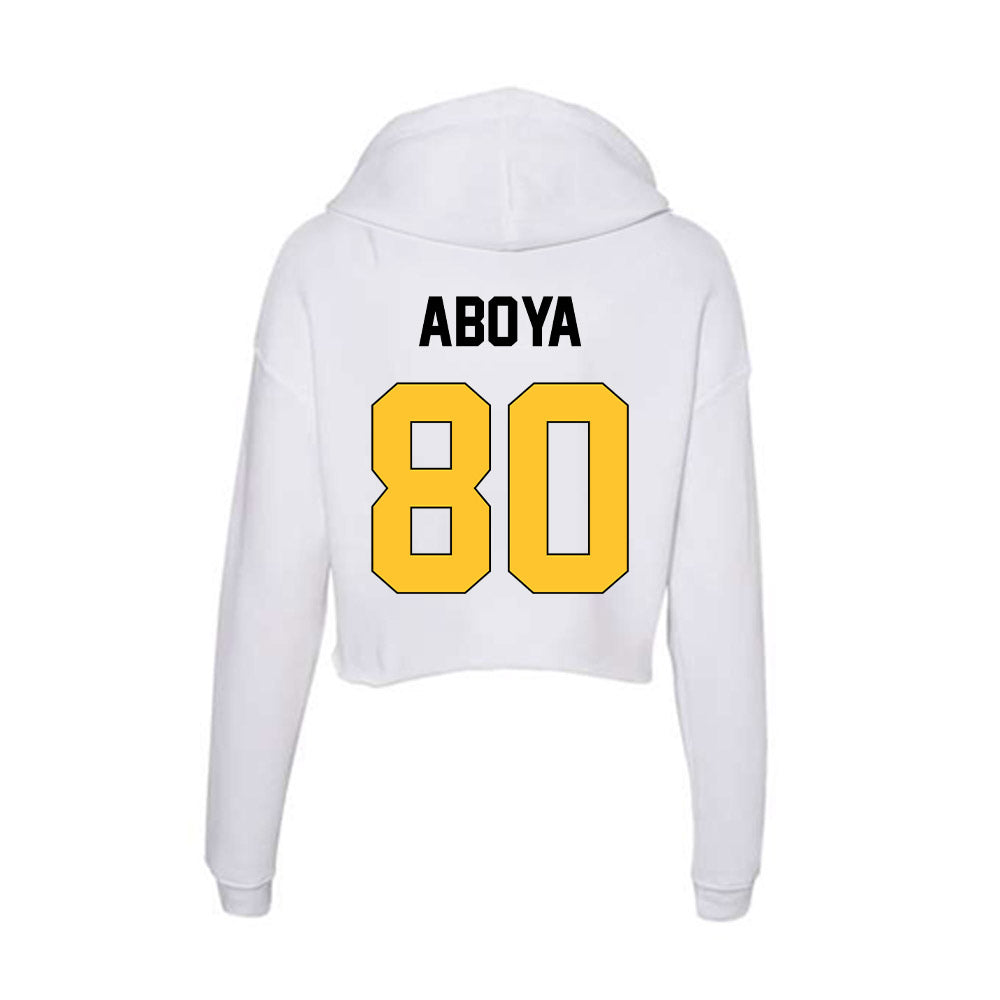 Southern Miss - NCAA Football : David Aboya - Women's Crop Fleece Hoodie-1