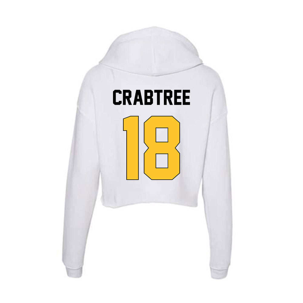 Southern Miss - NCAA Baseball : Thomas Crabtree - Women's Crop Fleece Hoodie-1