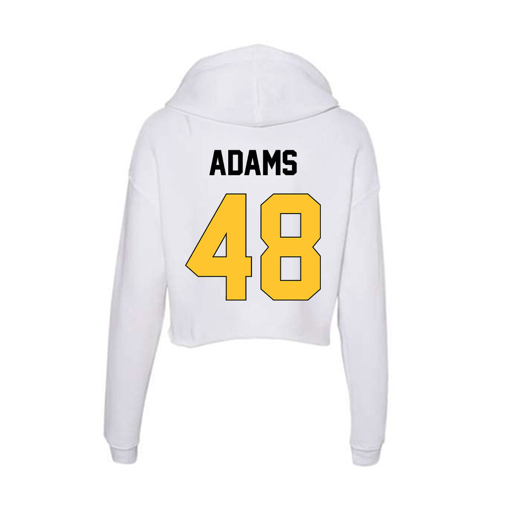 Southern Miss - NCAA Baseball : Chase Adams - Women's Crop Fleece Hoodie-1