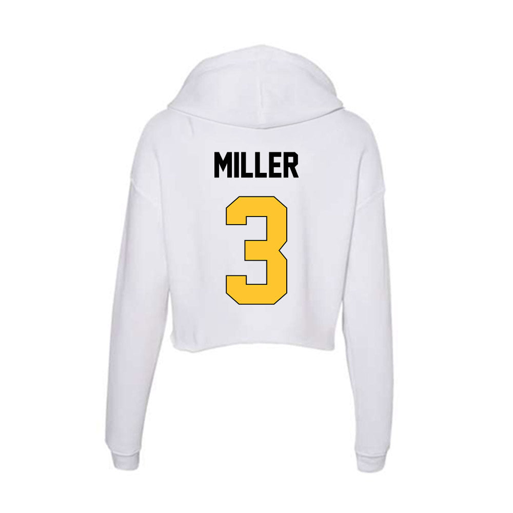 - NCAA Softball : Chloe Miller - Women's Crop Fleece Hoodie-1