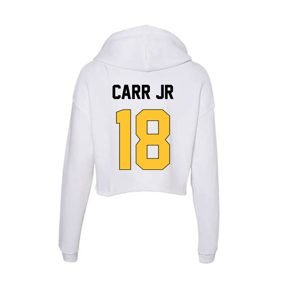 Southern Miss - NCAA Football : Josh Carr Jr - Women's Crop Fleece Hoodie-1
