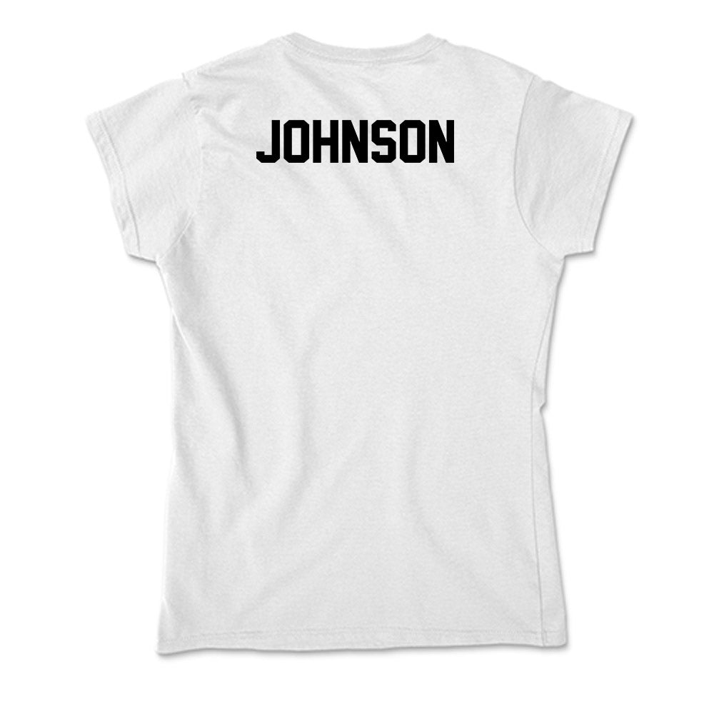 Southern Miss - NCAA Women's Swimming & Diving : Rae'Shaundra Johnson - Soft Style Women’s T-Shirt-1