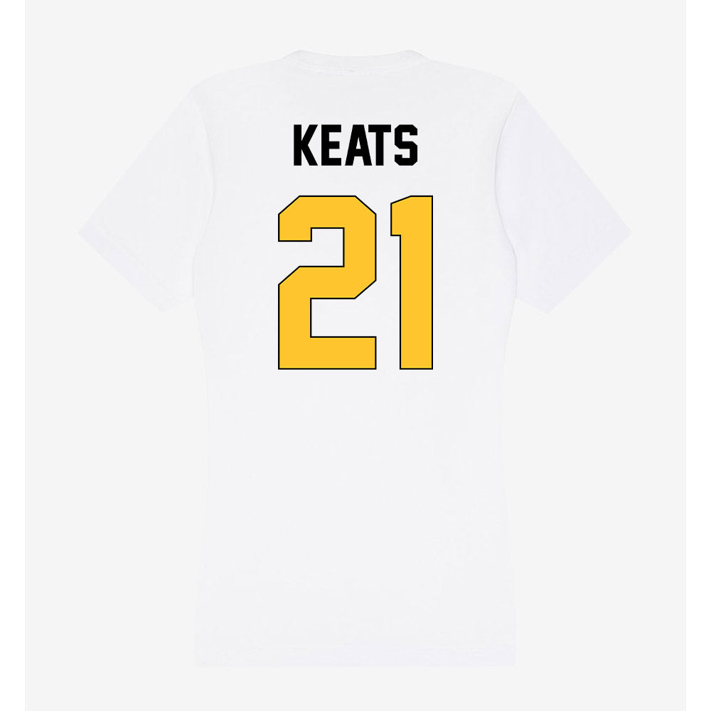 Southern Miss - NCAA Women's Basketball : Carly Keats - Women's V-Neck T-Shirt-1