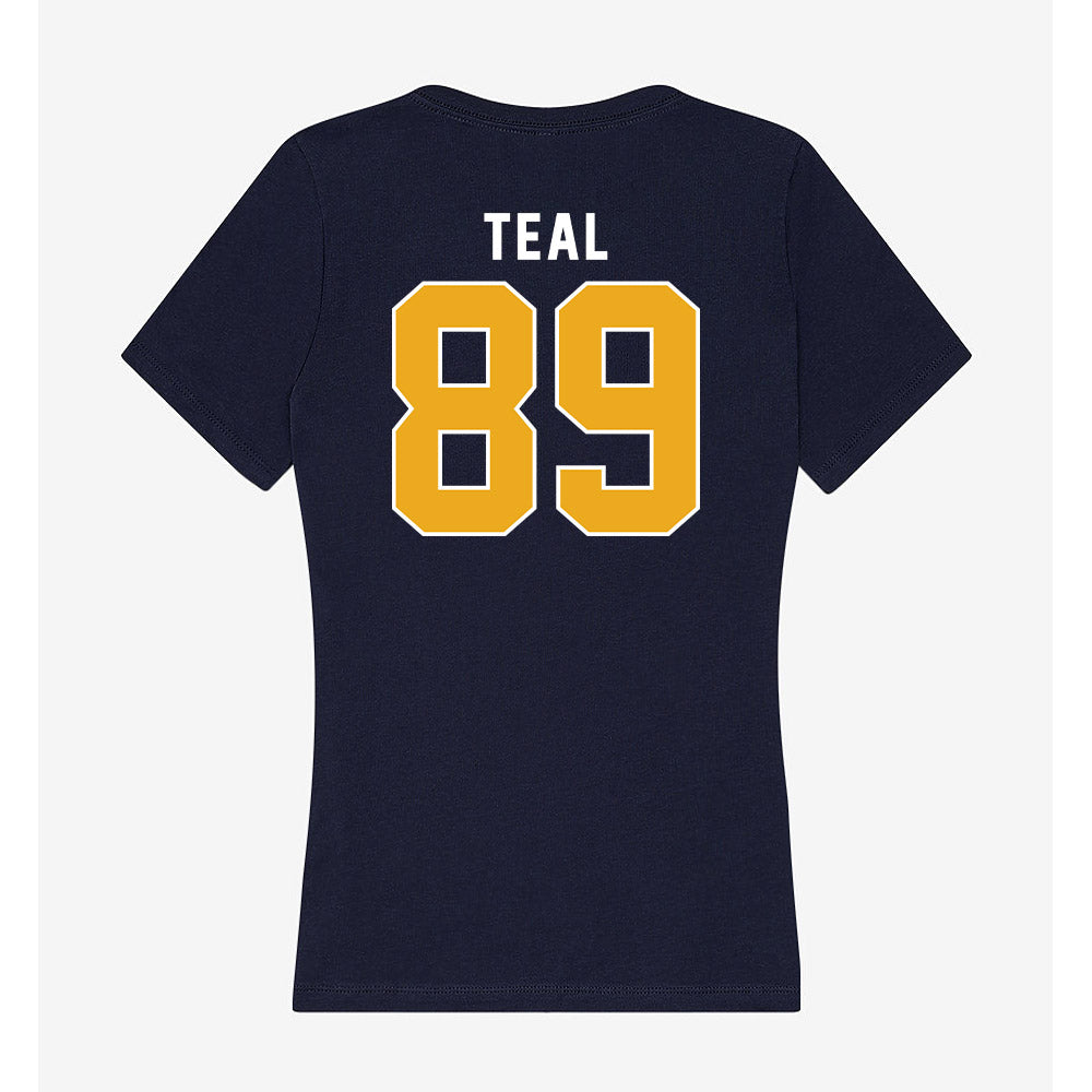 UTC - NCAA Football : Hunter Teal - Women's V-Neck T-Shirt-1