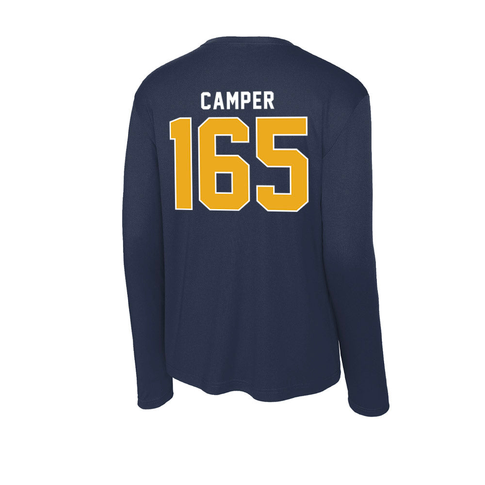 UTC - NCAA Wrestling : Tavian Camper - Activewear Long Sleeve T-Shirt-3