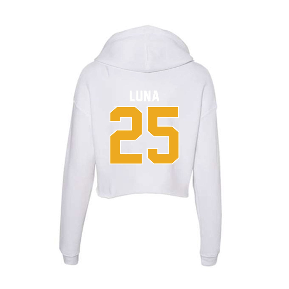 UTC - NCAA Wrestling : Bryce Luna - Women's Crop Fleece Hoodie-1