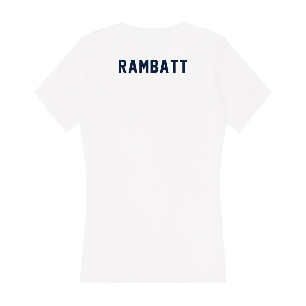Akron - NCAA Men's Track & Field : Kaden Rambatt - Women's V-Neck T-Shirt-1