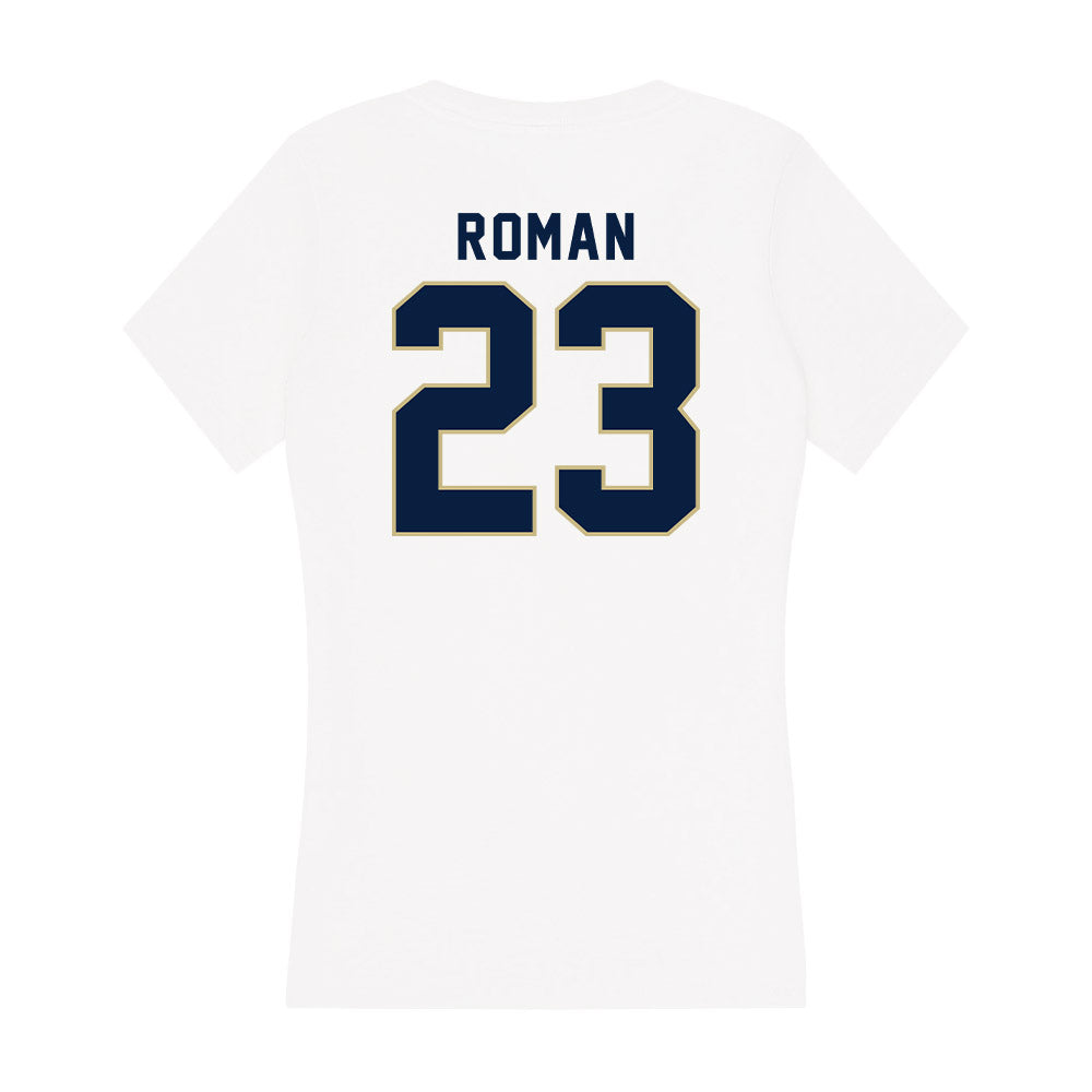 Akron - NCAA Men's Soccer : Jack Roman - Women's V-Neck T-Shirt-1