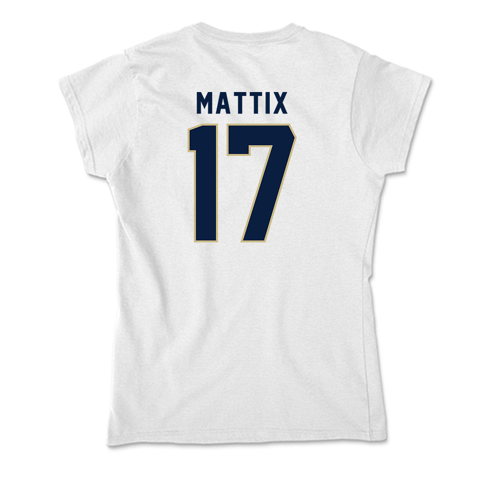 Akron - NCAA Baseball : Adison Mattix - Soft Style Women’s T-Shirt-1