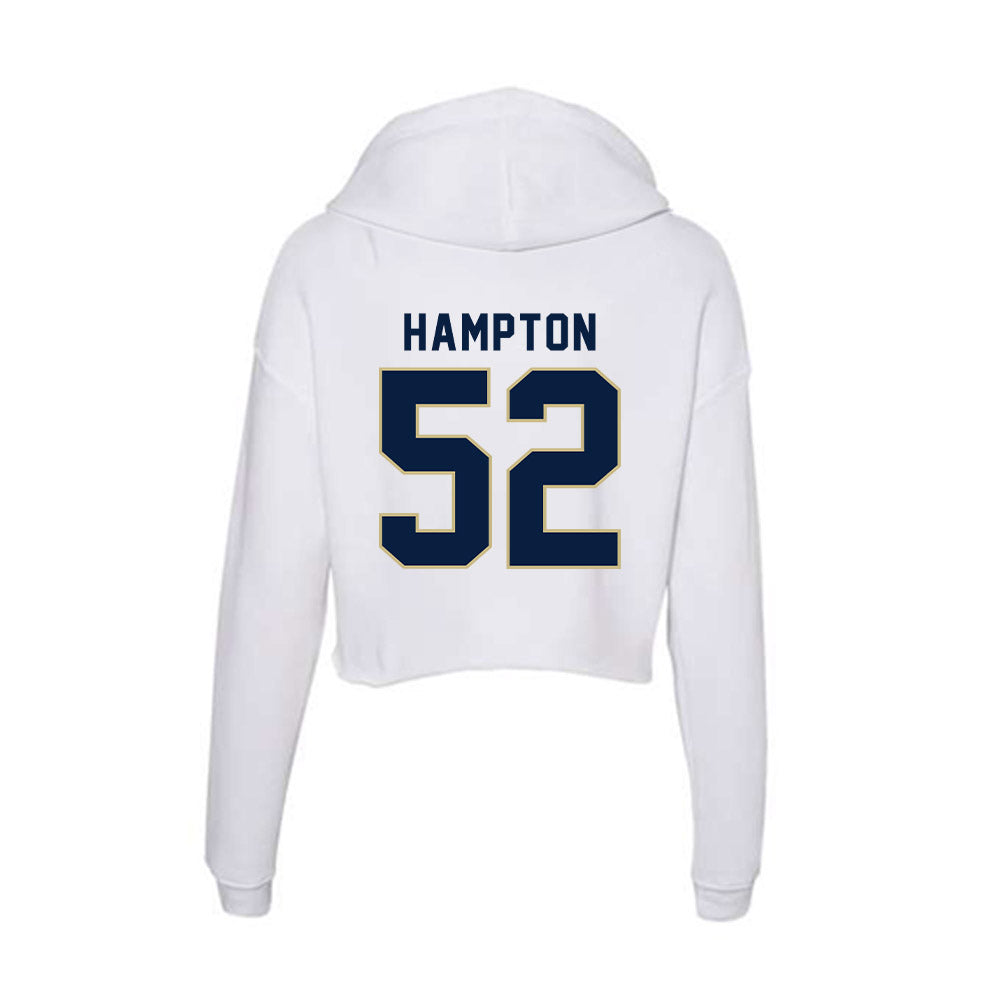 Akron - NCAA Football : Nate Hampton - Women's Crop Fleece Hoodie-1