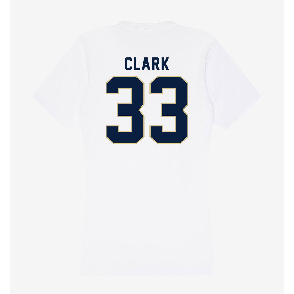 Akron - NCAA Women's Basketball : Nirah Clark - Women's V-Neck T-Shirt-1