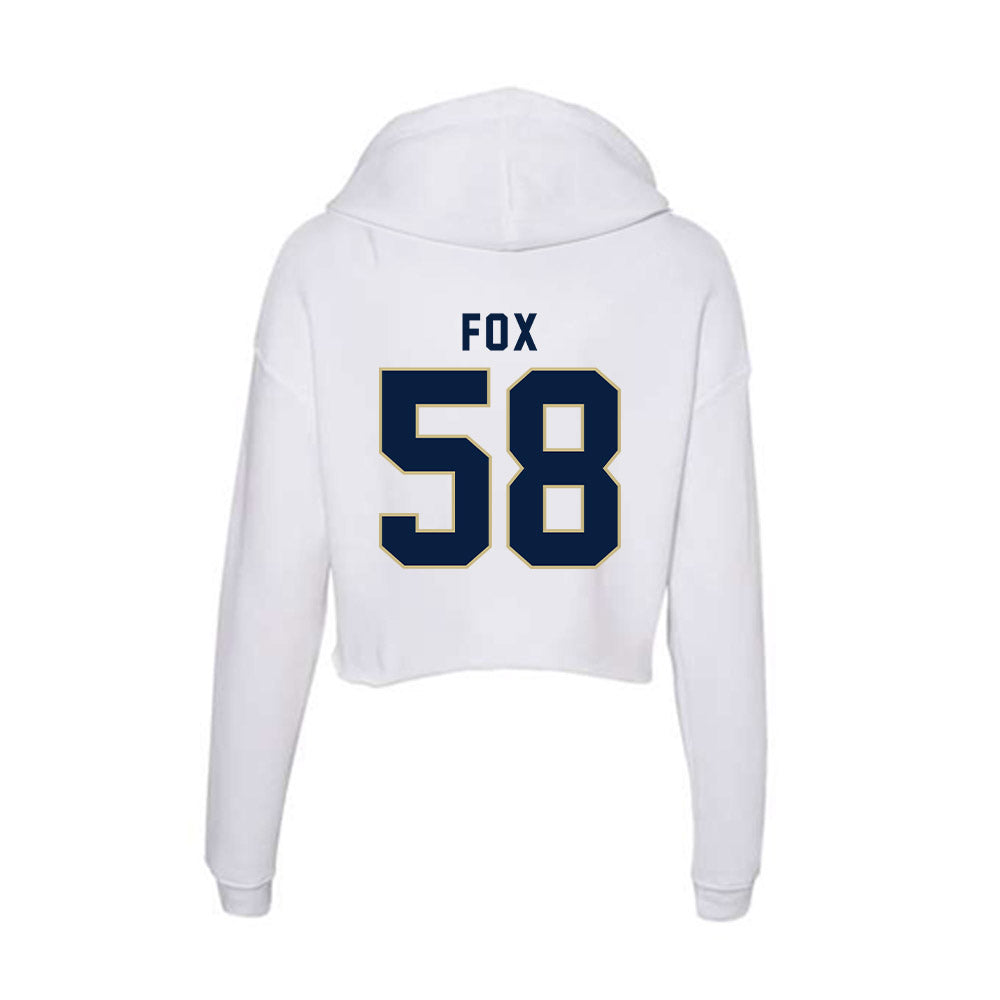 Akron - NCAA Football : Alex Fox - Women's Crop Fleece Hoodie-1
