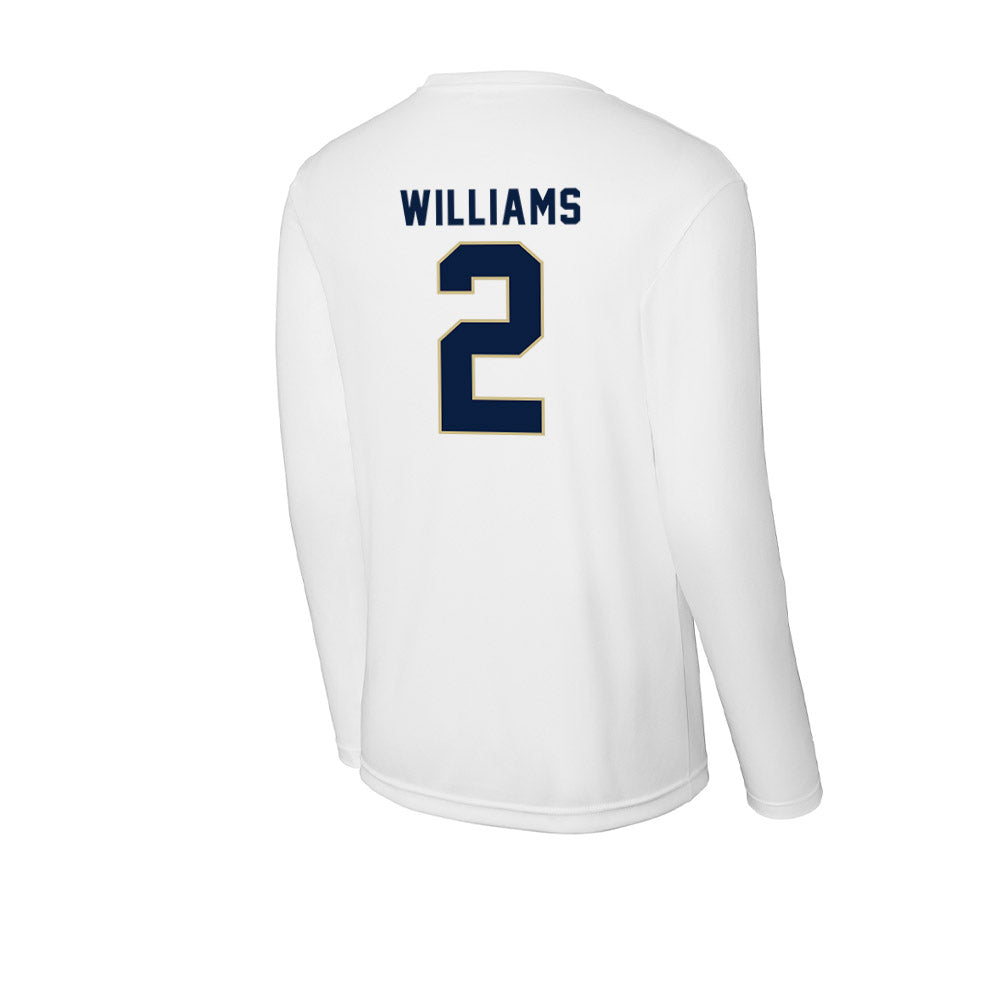 Akron - NCAA Football : Marcel Williams - Activewear Long Sleeve T-Shirt-1